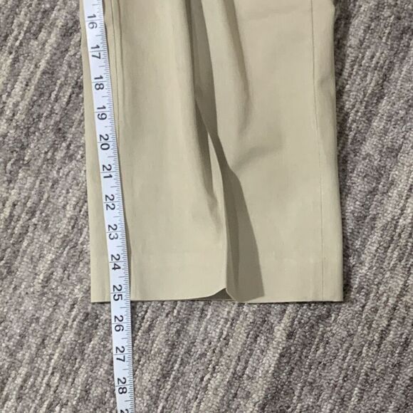 Mimi Maternity Womens Size Medium Chino Dress Pants Tan Zip Spandex Stretch - Picture 7 of 8